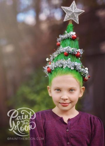 Grow Your Own Extreme Christmas Tree Hair This Year | HolleewoodHair -   14 christmas hairstyles ideas