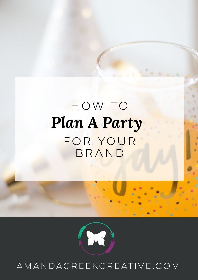 How To Plan A Party For Your Brand | Amanda Creek Creative -   14 Event Planning Branding behance ideas