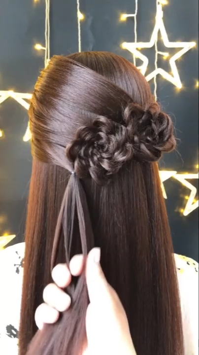 UNIQUE BRAIDED HAIRSTYLE -   14 hairstyles Recogido medio ideas
