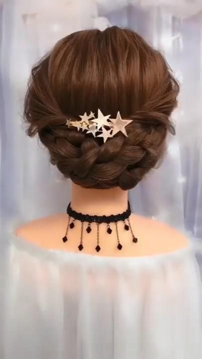 DIY Long Prom Wedding Hairstyle Tutorial -   14 hairstyles Recogido medio ideas
