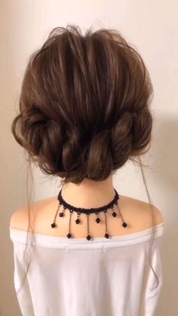 braided hair tutorial video Easy Medium Length Hairstyle Tutorial video 2020 -   14 hairstyles Recogido medio ideas