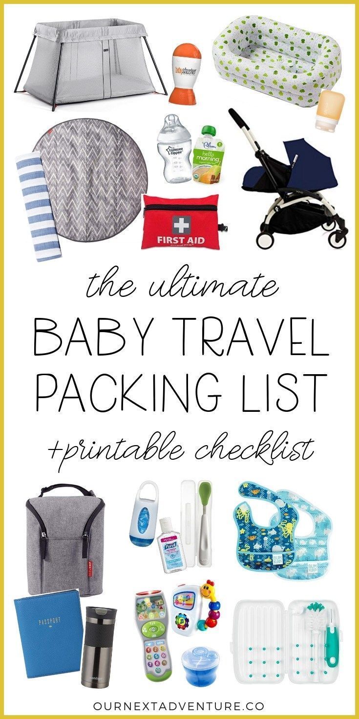 The Ultimate Packing List for Baby Travel (+printable checklist!) | Our Next Adventure -   14 holiday Checklist baby ideas