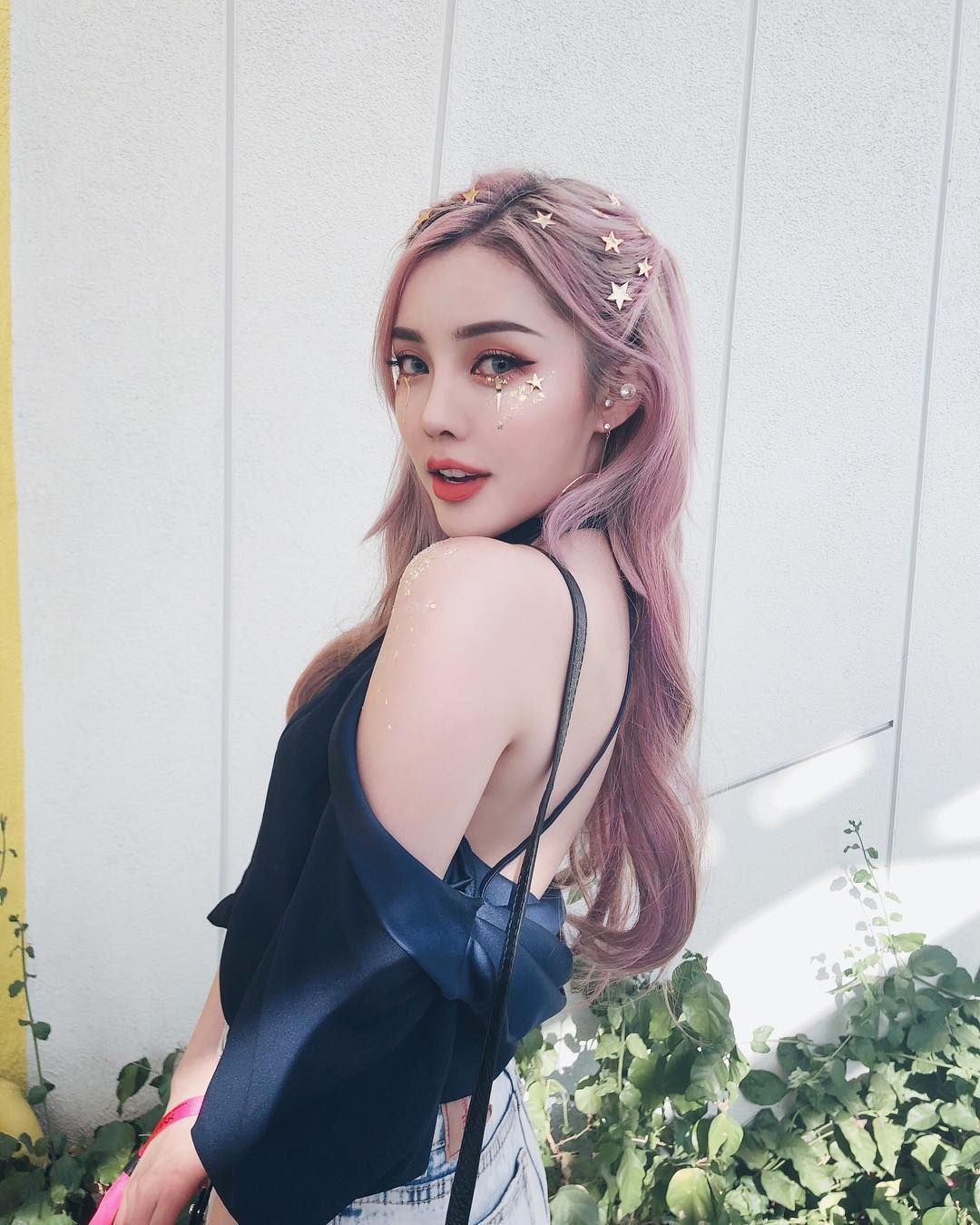 PONY ?? on Instagram: “Starry for #coachella рџЊџ day 1 look! :)” -   14 makeup Korean pony ideas