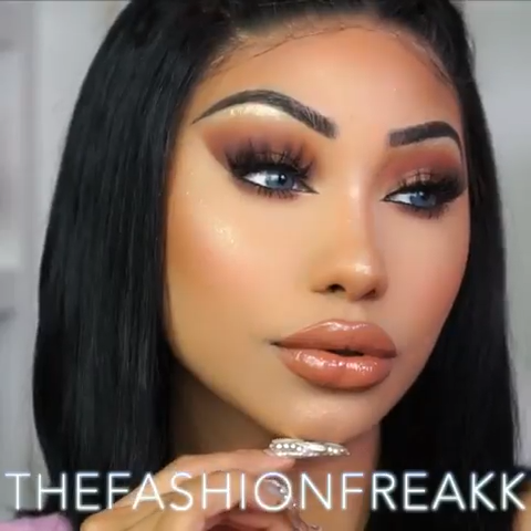 How stunning is this look by @thefashionfreakk?! рџ¤© -   14 makeup Prom brown eyes ideas
