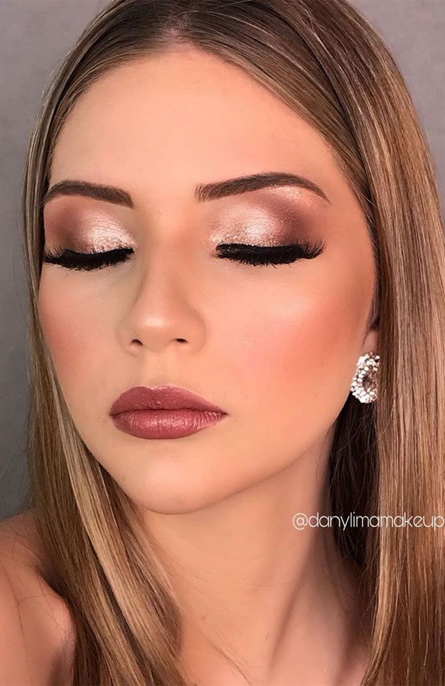 55 Stunning Makeup Ideas for Fall and Winter -   14 makeup Prom brown eyes ideas