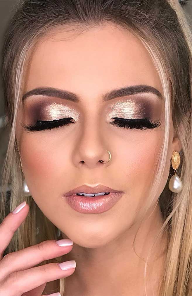 55 Stunning Makeup Ideas for Fall and Winter -   14 makeup Prom brown eyes ideas
