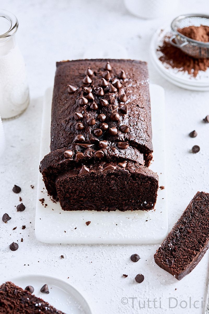 Triple Chocolate Loaf Cake -   15 chocolate cake Aesthetic ideas