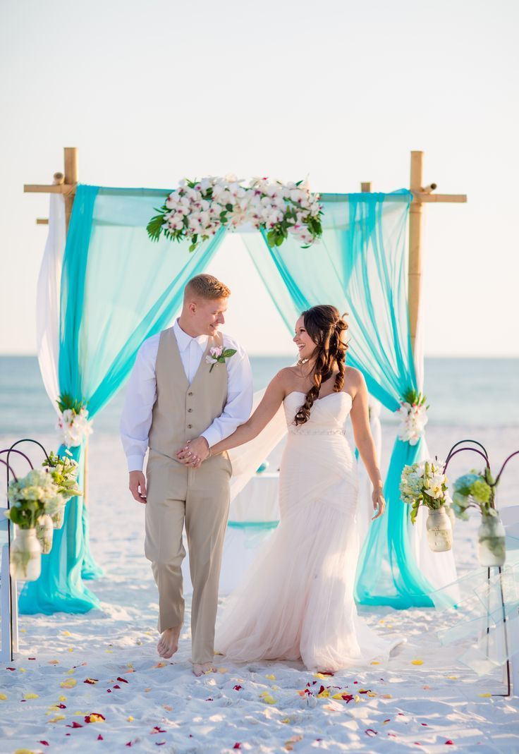 Beach Weddings in Gulf Shores, Orange Beach and Pensacola  Beach -   15 wedding Blue aqua ideas
