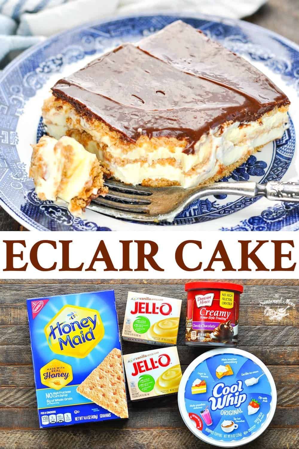 Eclair Cake - The Seasoned Mom -   16 desserts For Parties graham crackers ideas