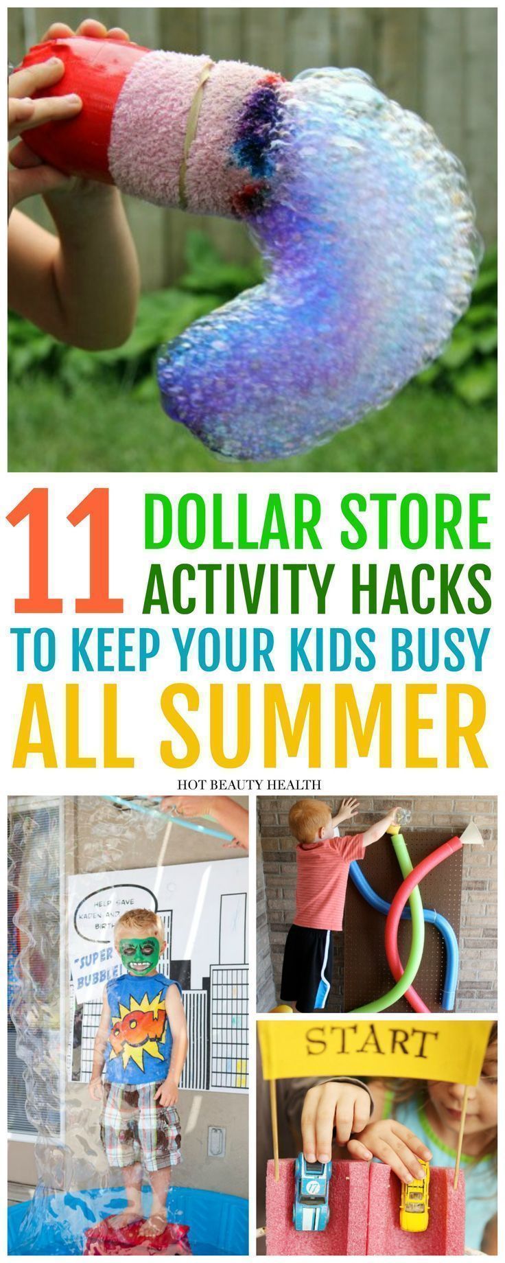 11 Fun Activities to DIY This Summer From The Dollar Store - Hot Beauty Health -   16 diy projects Dollar Store kids ideas