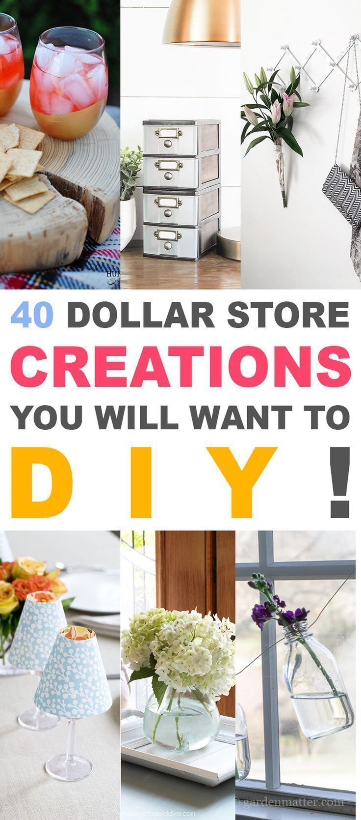 16 diy projects Dollar Store kids ideas