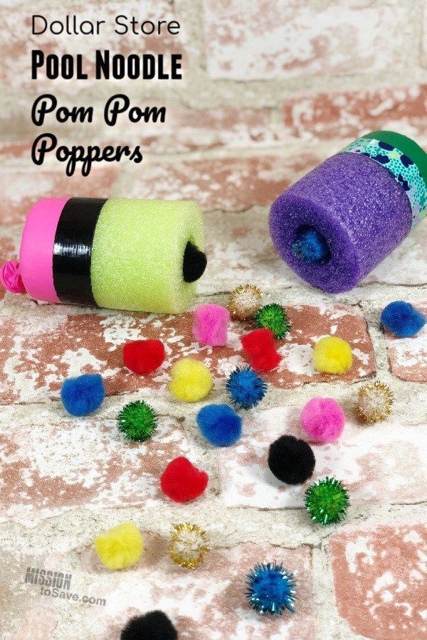 DIY Pool Noodle Games- No Water Needed! (Alternative Uses for Pool Noodles) -   16 diy projects Dollar Store kids ideas