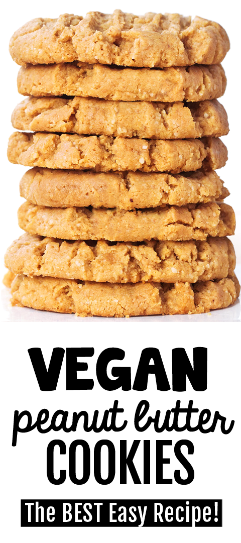 The BEST Soft Chewy Vegan Peanut Butter Cookies Recipe -   16 peanut butter desserts Healthy ideas