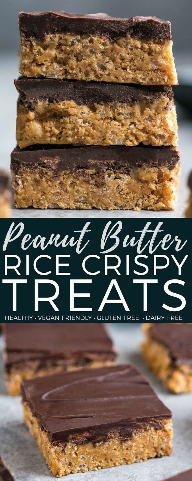 Healthy Peanut Butter Rice Crispy Treats Recipe gluten-free -   16 peanut butter desserts Healthy ideas