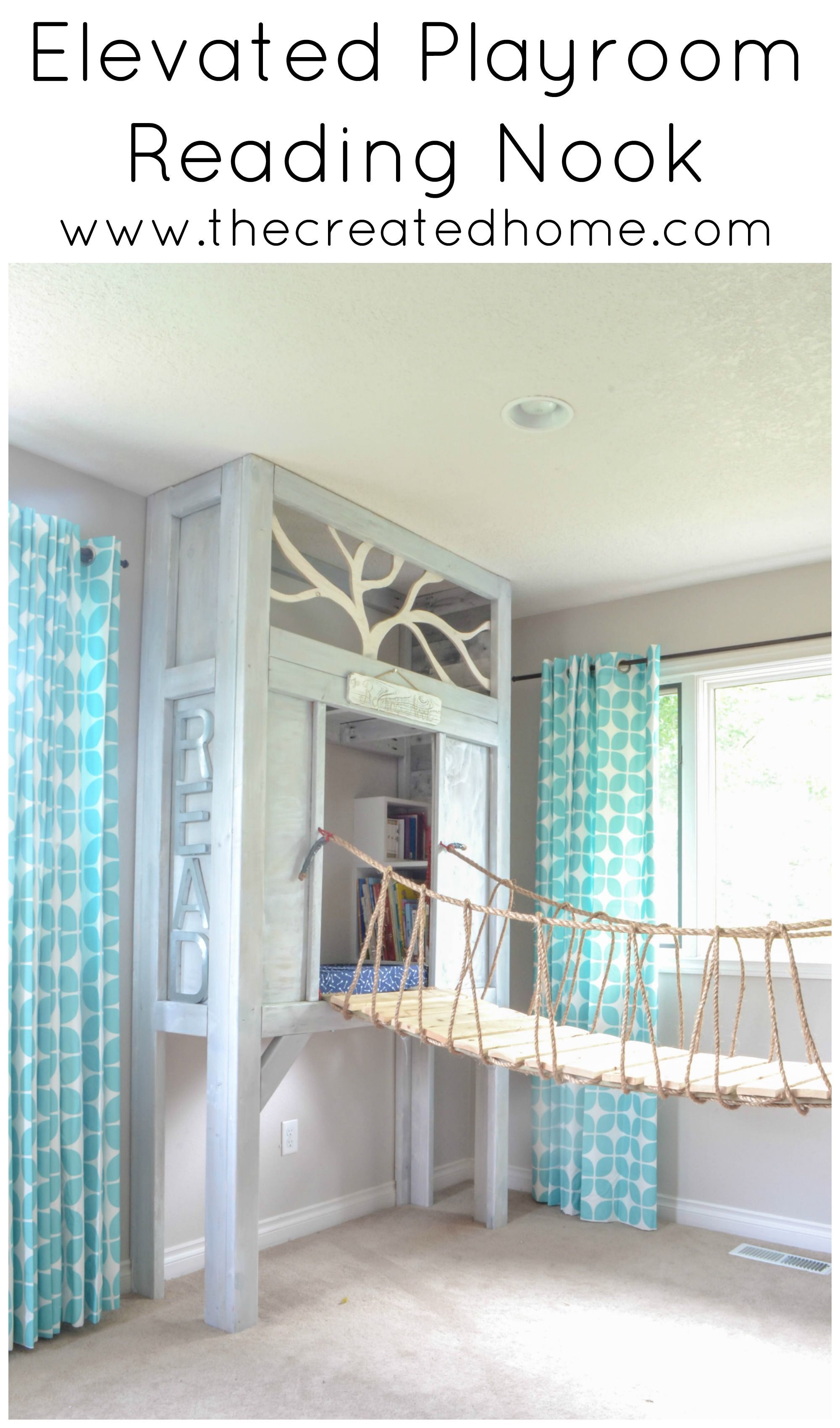 Elevated Playroom Reading Nook - The Created Home -   16 room decor Kids awesome ideas