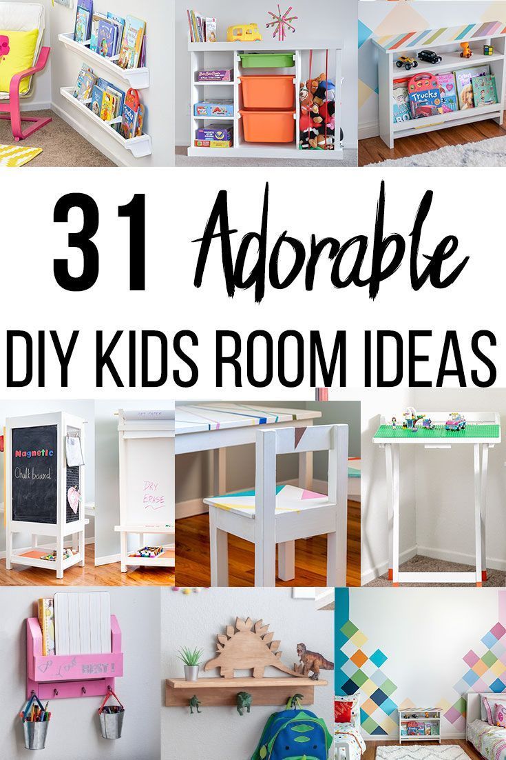 31 Adorable DIY Kids Room Ideas You Need To See! -   16 room decor Kids awesome ideas