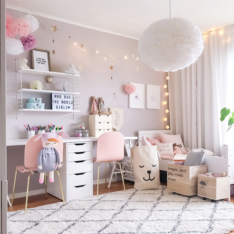A Scandinavian style Shared Girls' Room - by Kids Interiors -   16 room decor Kids awesome ideas
