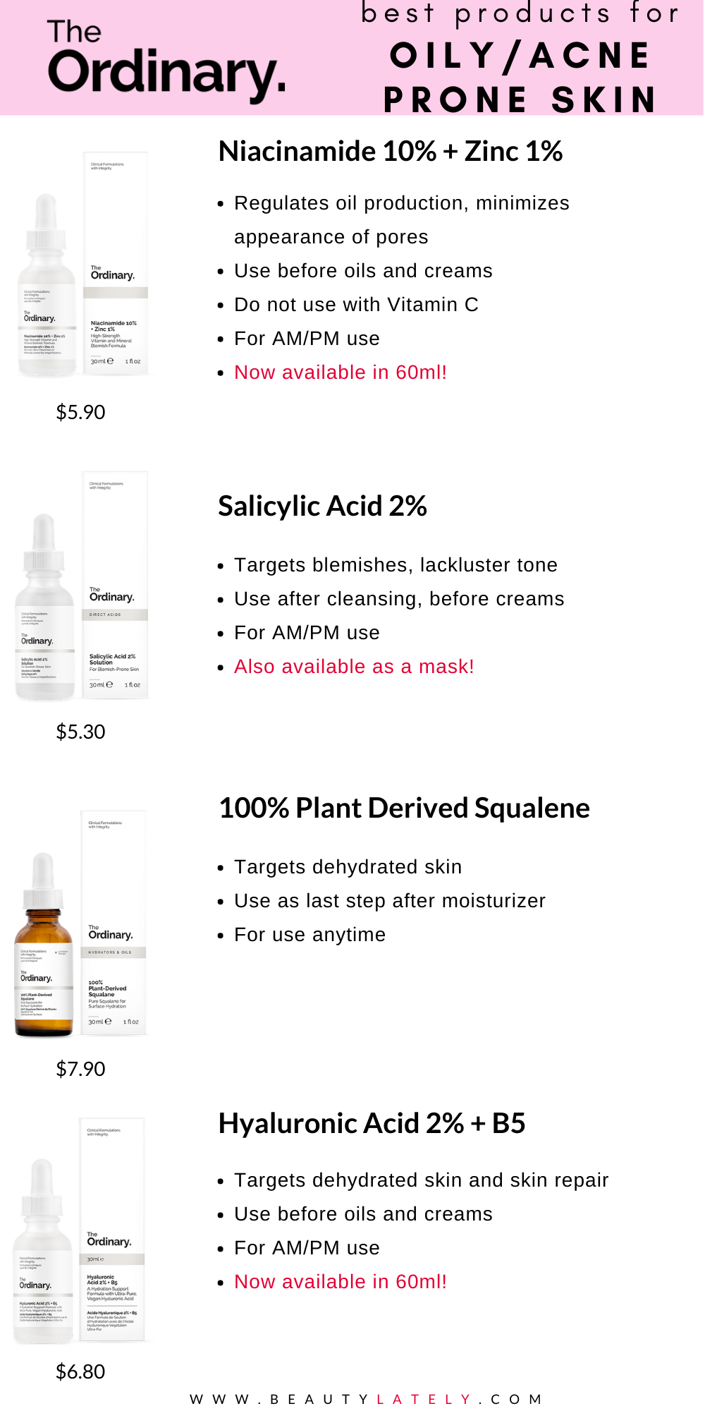 The Ordinary: Best Products for Oily and Acne Prone Skin -   16 skin care Dupes faces ideas