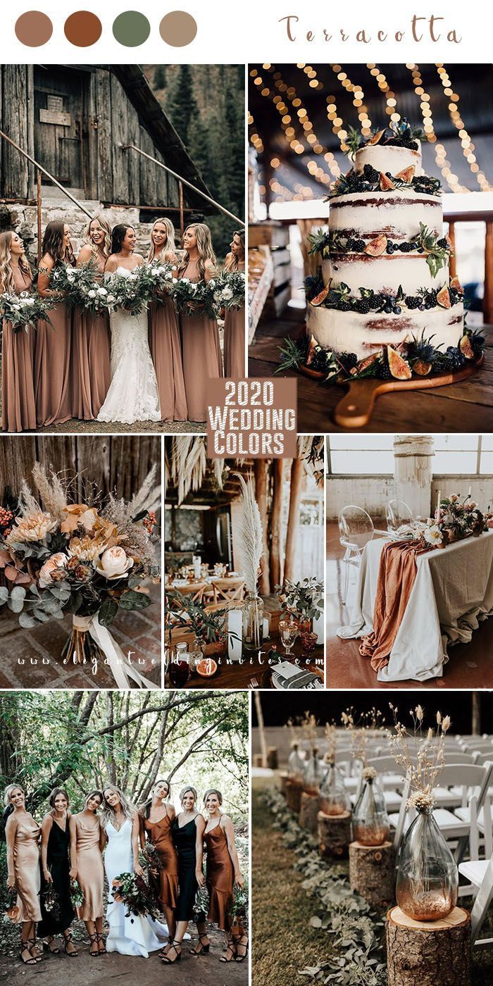 Top 10 Wedding Color Trends to Inspire in 2020 -   17 boho wedding Bridesmaids ideas