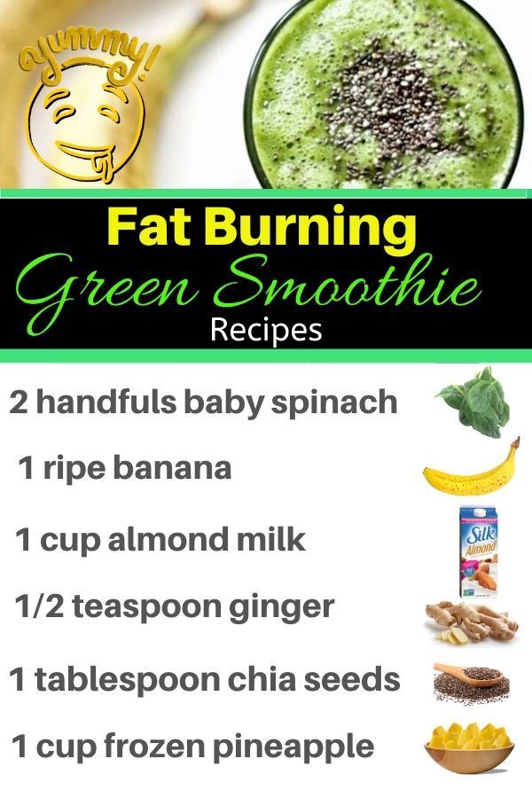 How to Make a Fat Burning Green Smoothie - Easy Green Smoothie Recipes for Weight Loss Fat Burning -   17 diet Body cleanses ideas