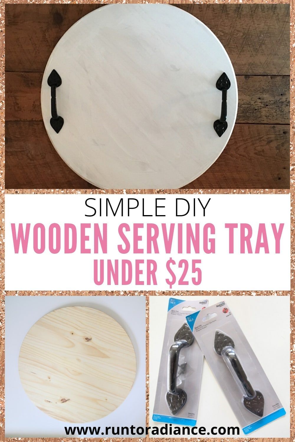 DIY Wooden Serving Tray -   17 diy projects Wooden awesome ideas