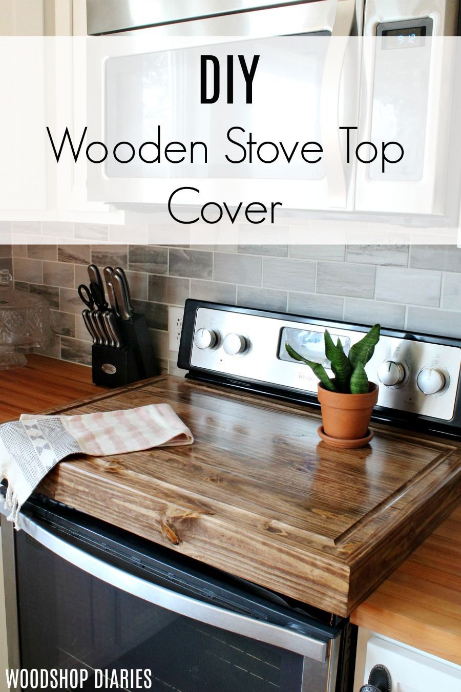 DIY Wooden Stove Top Cover--Easy DIY Noodle Board Tutorial -   17 diy projects Wooden awesome ideas