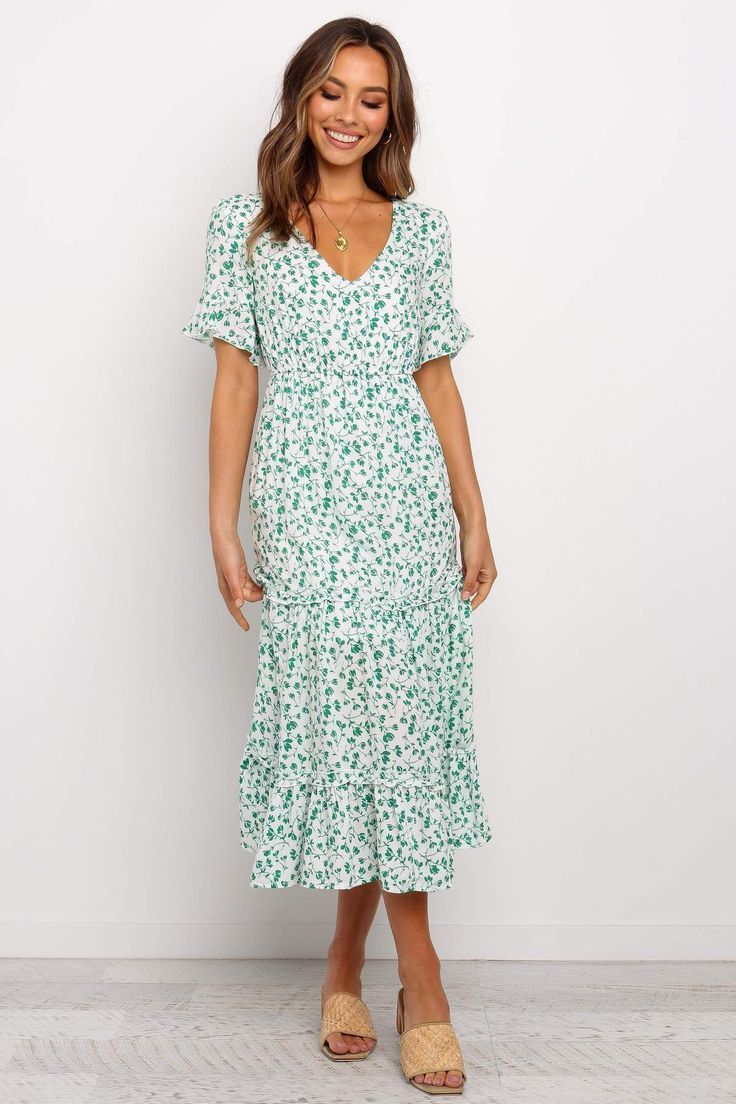 Maldives Dress - Green -   17 dress Green vintage ideas