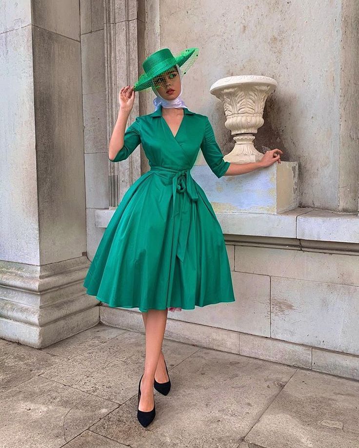 17 dress Green vintage ideas