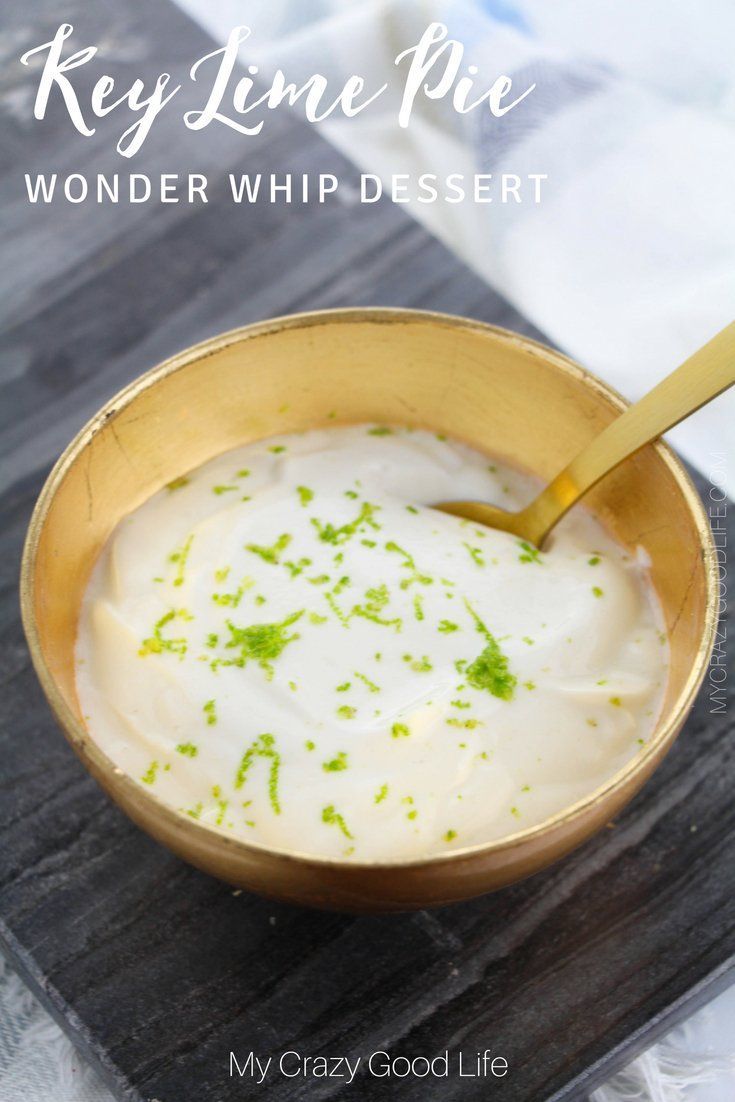 Key Lime Pie Wonder Whip | Healthy Key Lime Pie Filling - My Crazy Good Life -   17 healthy recipes weight loss 21 day fix ideas