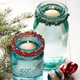 25 Adorable Christmas Mason Jar Crafts You Can Make Today -   17 holiday Art mason jars ideas
