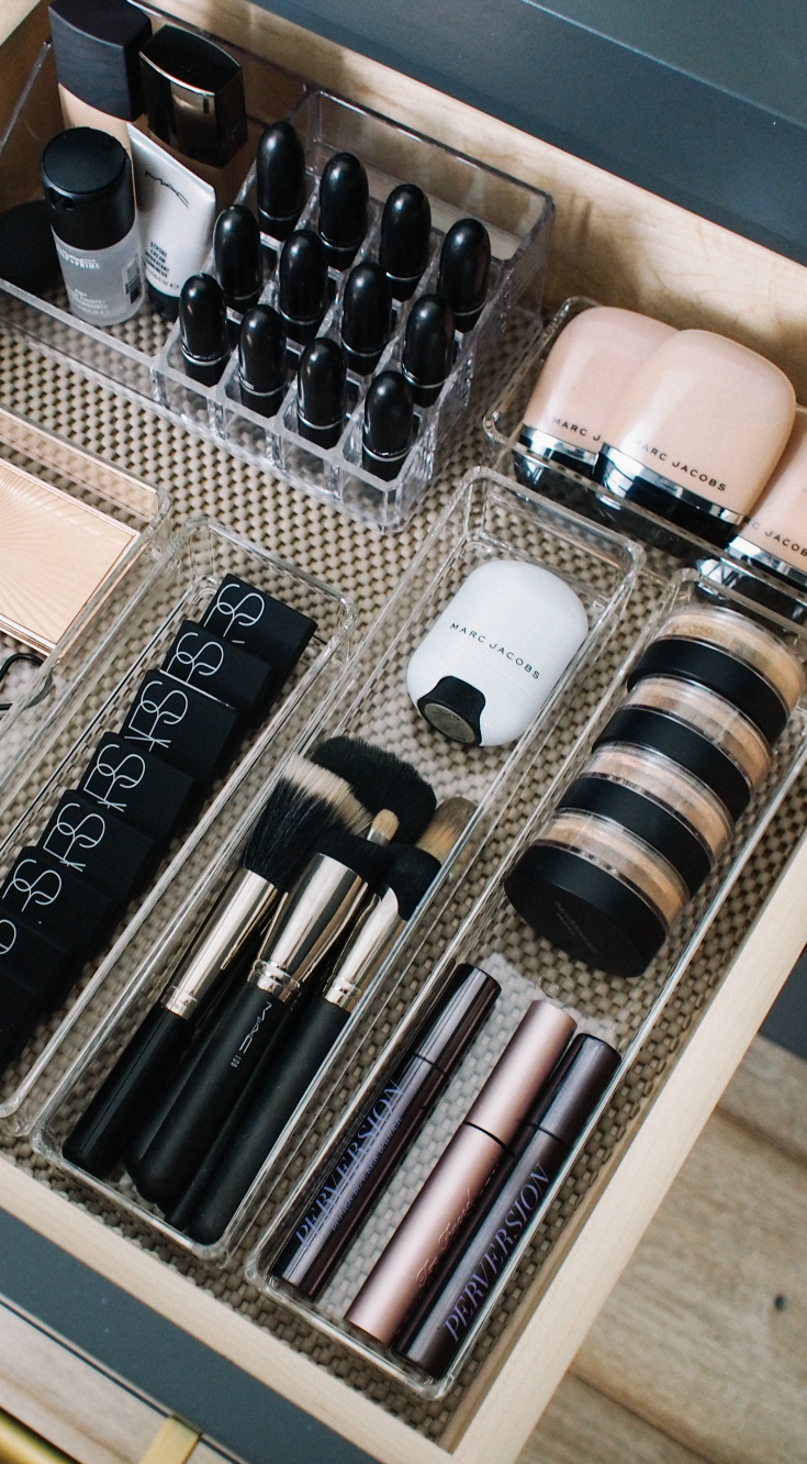 How I Organize My Makeup Drawers - Andee Layne -   17 makeup Storage kmart ideas
