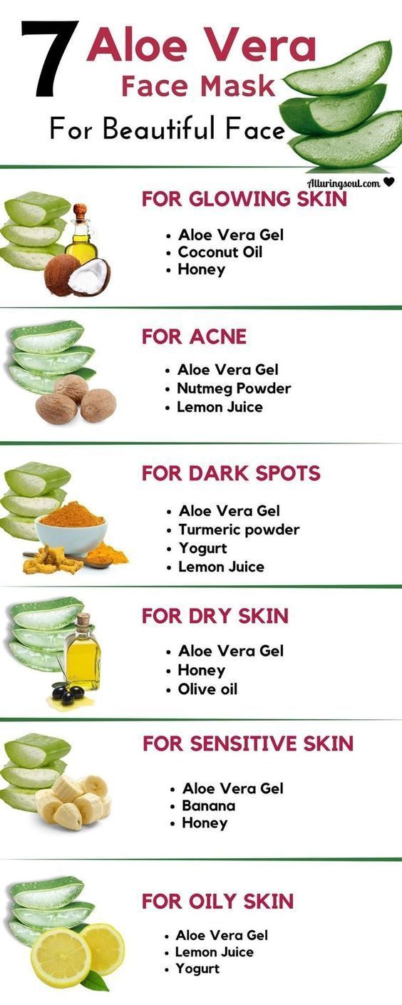 7 Aloe Vera Face Mask For Bright And Beautiful Skin | Alluring Soul -   17 skin care Face life ideas