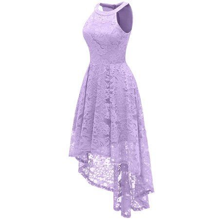 Market In The Box - Market In The Box Women's Halter Hi-Lo Floral Christmas Lace Dress Bridesmaid Party Cocktail Dresses - Walmart.com -   18 cocktail dress For Kids ideas