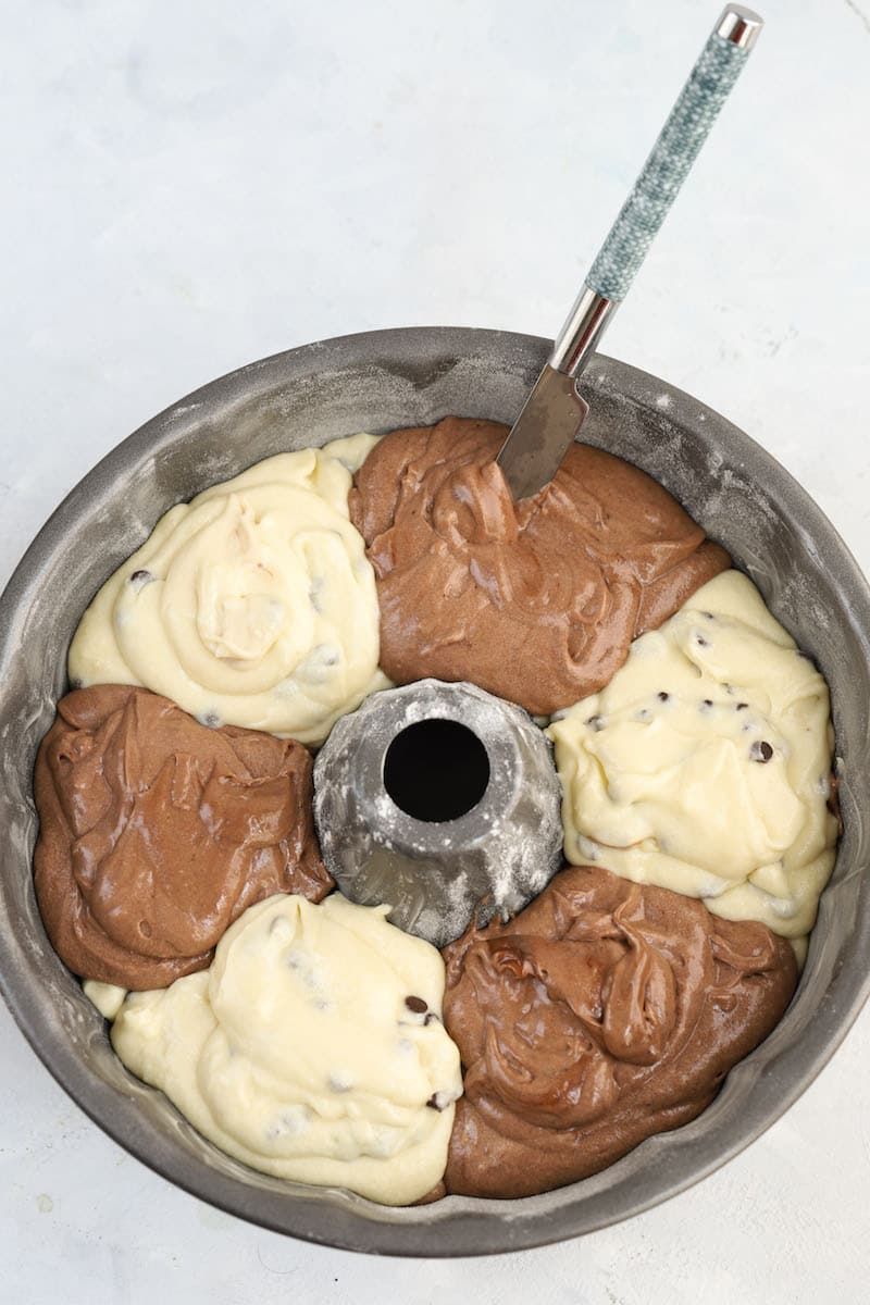 Chocolate Chip Marble Bundt Cake | old-fashioned sour cream recipe -   18 cream cake For Kids ideas