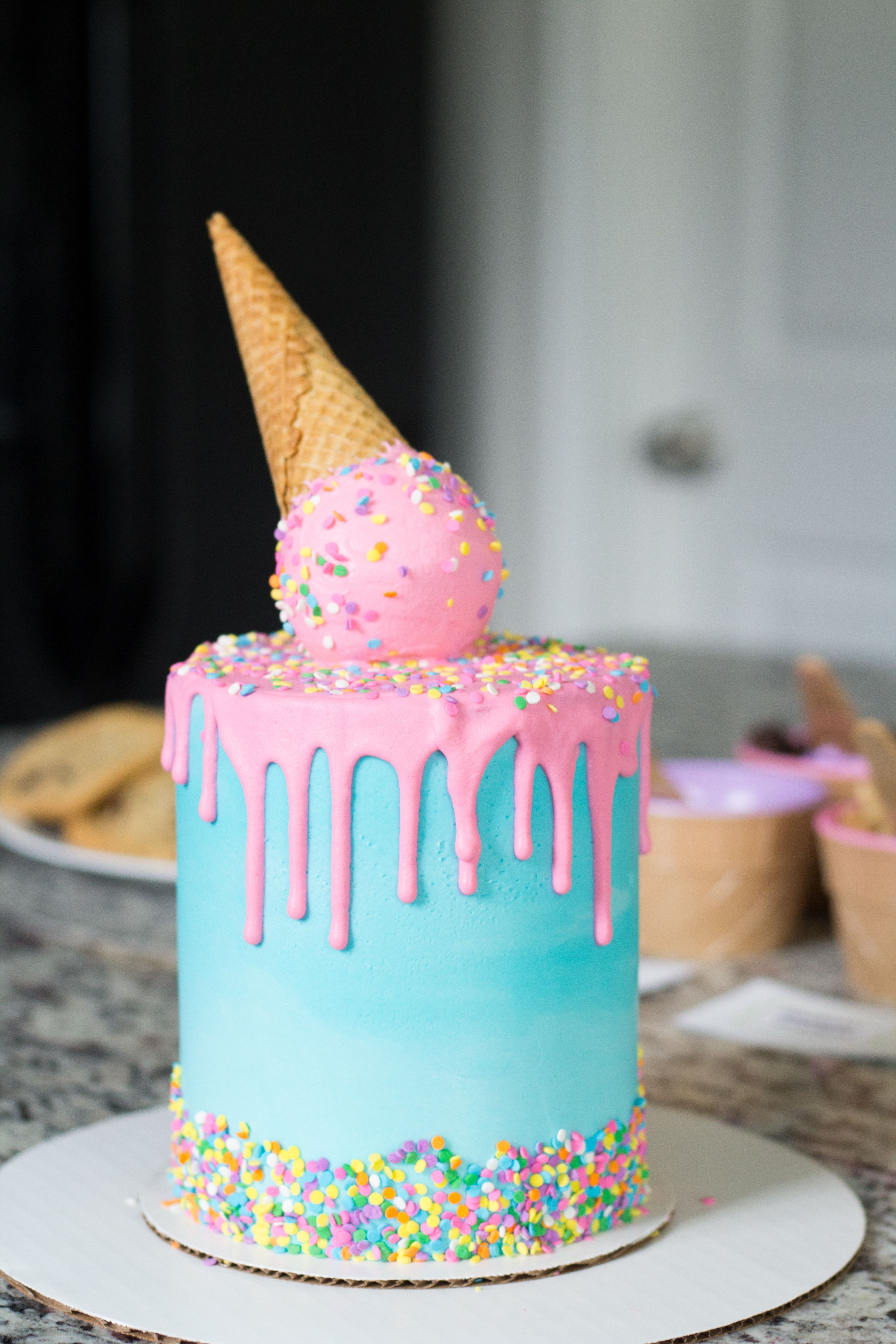 Easy Ice Cream Party: Easy, inexpensive Ice Cream Party on a budget. -   18 cream cake For Kids ideas