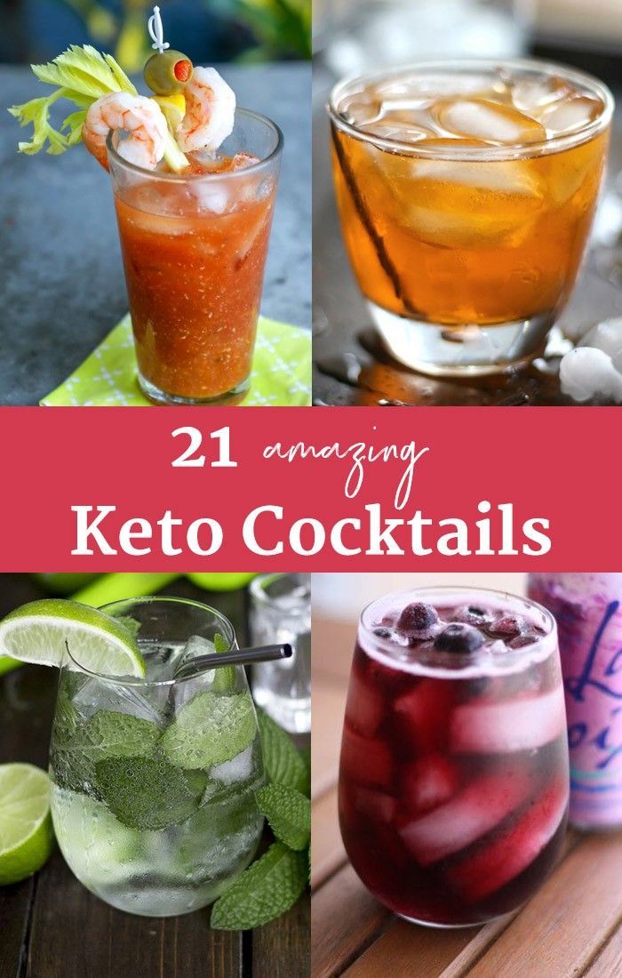 21 Keto Cocktails: The Best Keto Alcoholic Drinks - Green and Keto -   18 diet Drinks cooking ideas