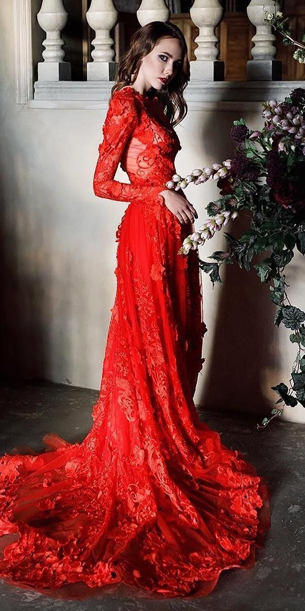 12 Amazing Blood Red Wedding Dresses | Wedding Dresses Guide -   18 dress Red wedding ideas