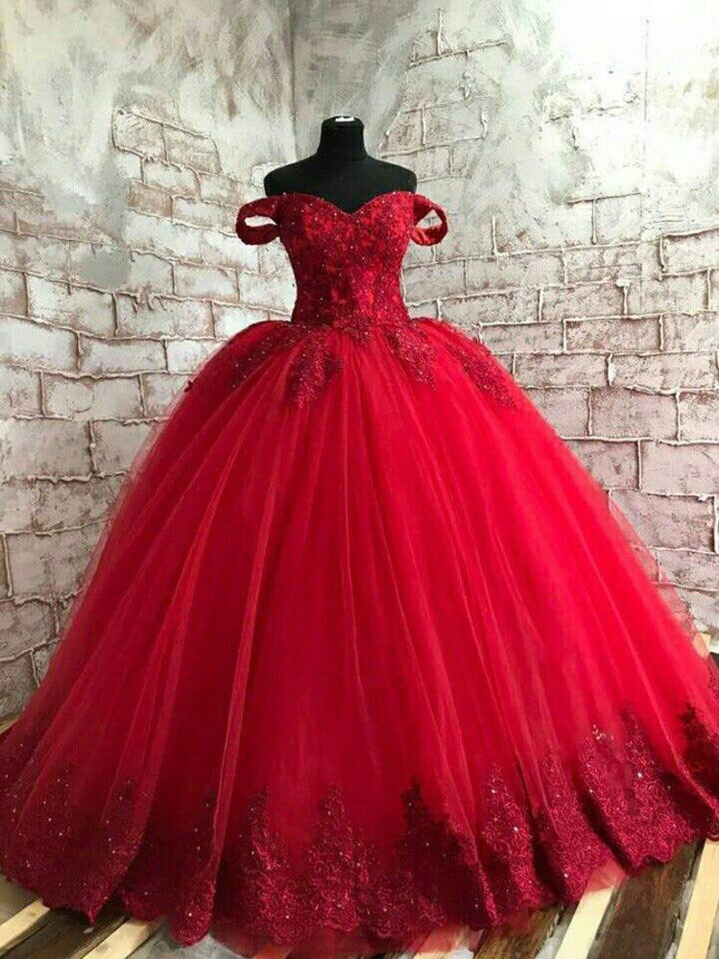Red Wedding Dress, Gothic Wedding Dress, Red Lace Wedding Dress, Red Lace Wedding Gown, Custom Bridal Dress, Red Lace Bridal, Red Bridal -   18 dress Red wedding ideas