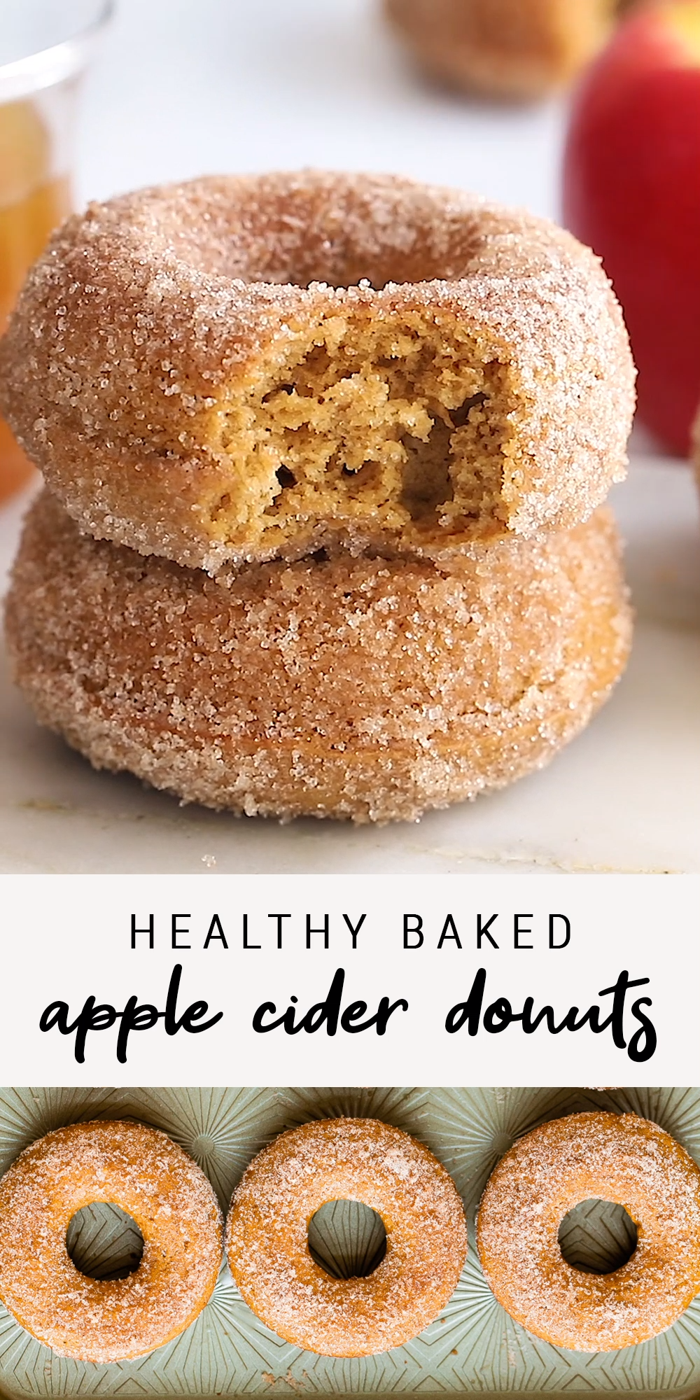 Healthy Baked Apple Cider Donuts -   19 cake Apple coconut oil ideas