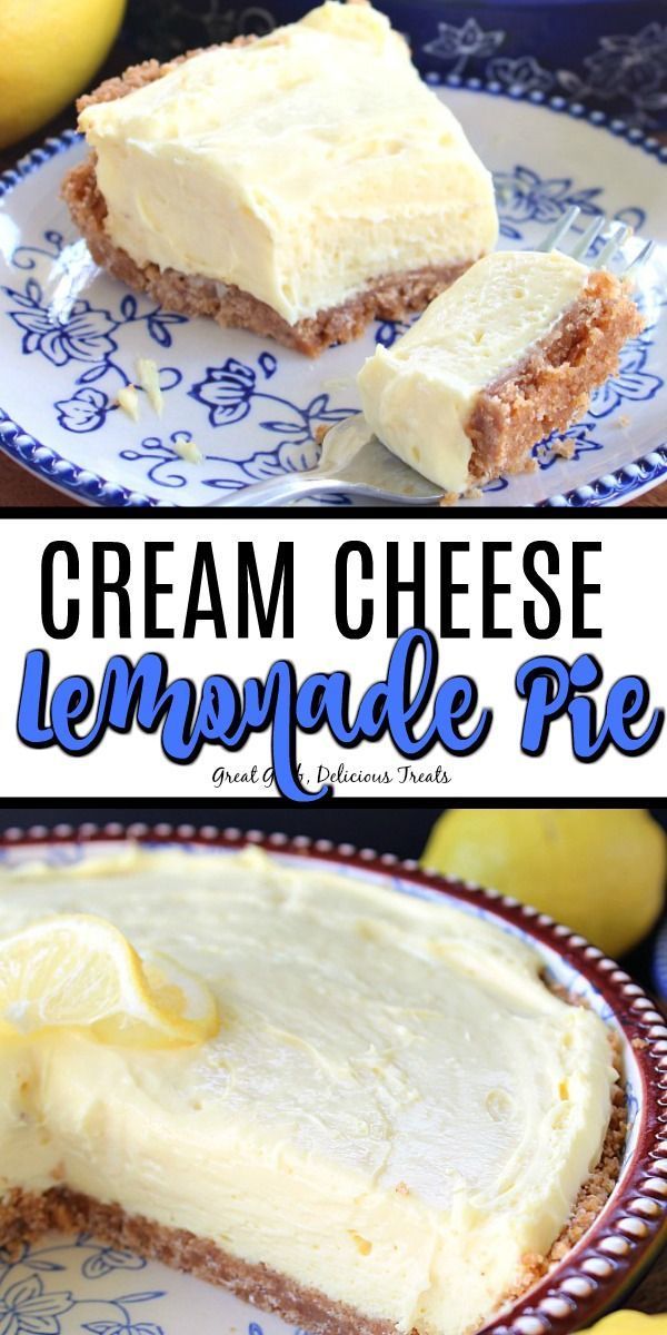 Cream Cheese Lemonade Pie - Great Grub, Delicious Treats -   19 desserts Easy recipes ideas