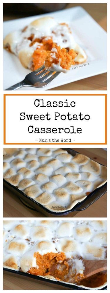 Sweet Potato Casserole -   19 easy holiday Recipes ideas