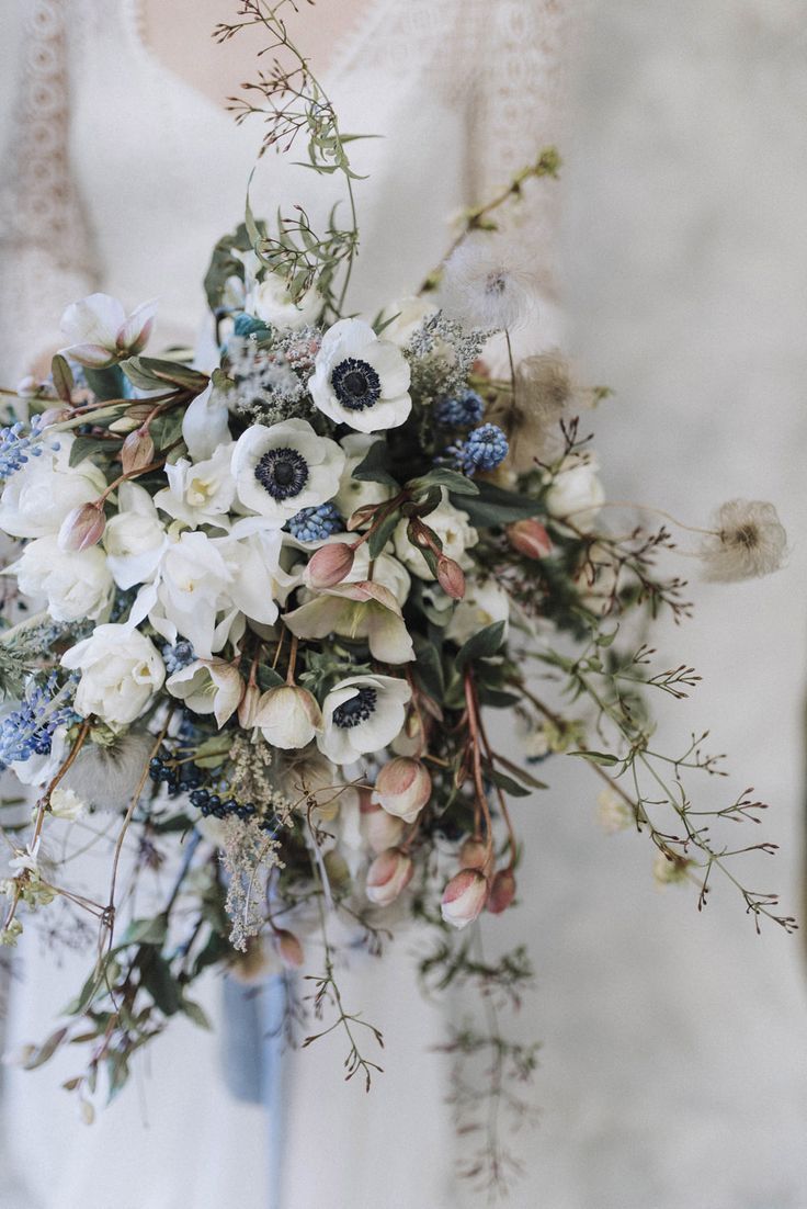 Powder Blue Spring Wedding Inspiration Styled by the Little Lending Co -   19 wedding Blue bouquet ideas