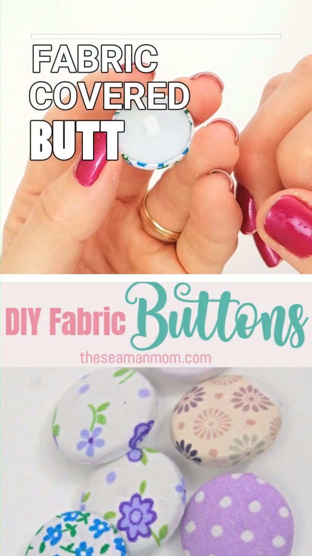 DIY FABRIC BUTTONS -   22 simple fabric crafts Videos ideas