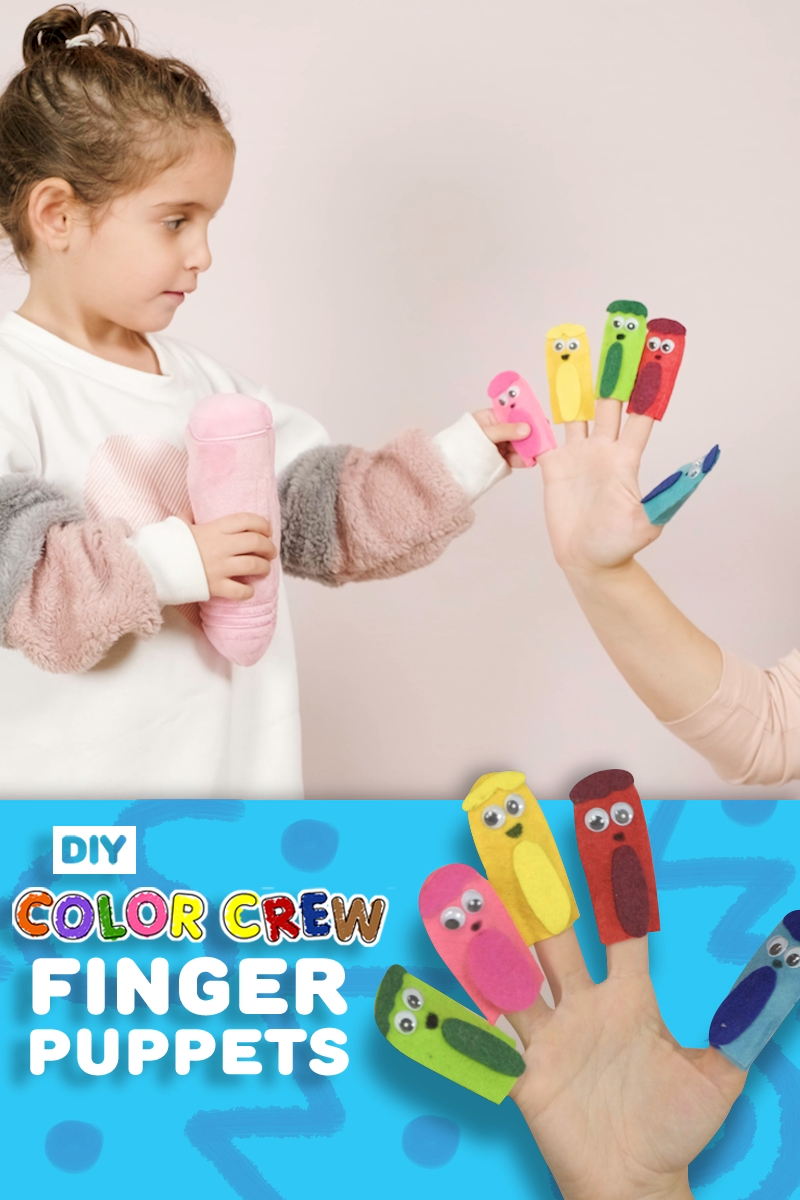 DIY Finger Puppets – A Simple “No Sew” Fabric Craft -   22 simple fabric crafts Videos ideas