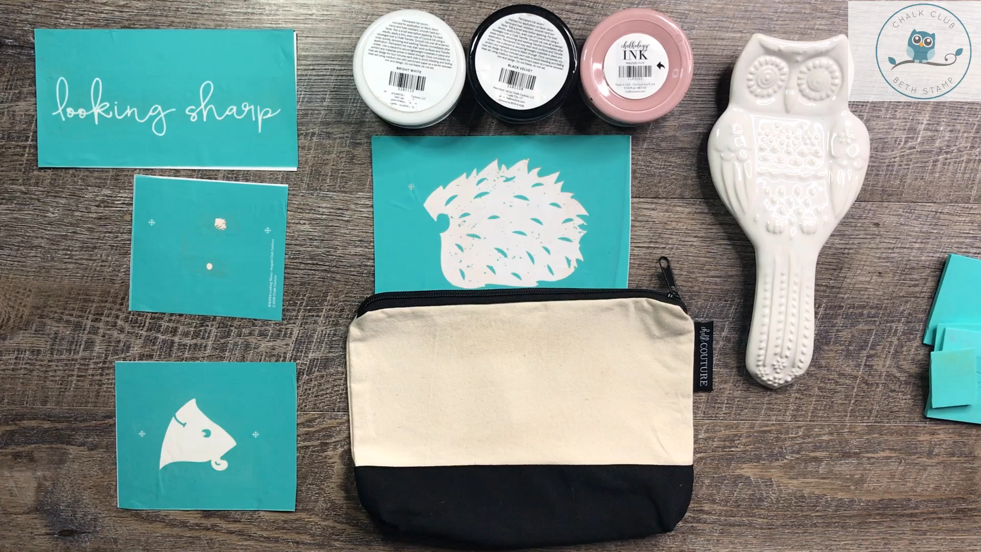Chalk Couture Hedgehog Bag DIY Farmhouse Fabric Craft Project Tutorial -   23 fabric crafts Videos tutorials ideas