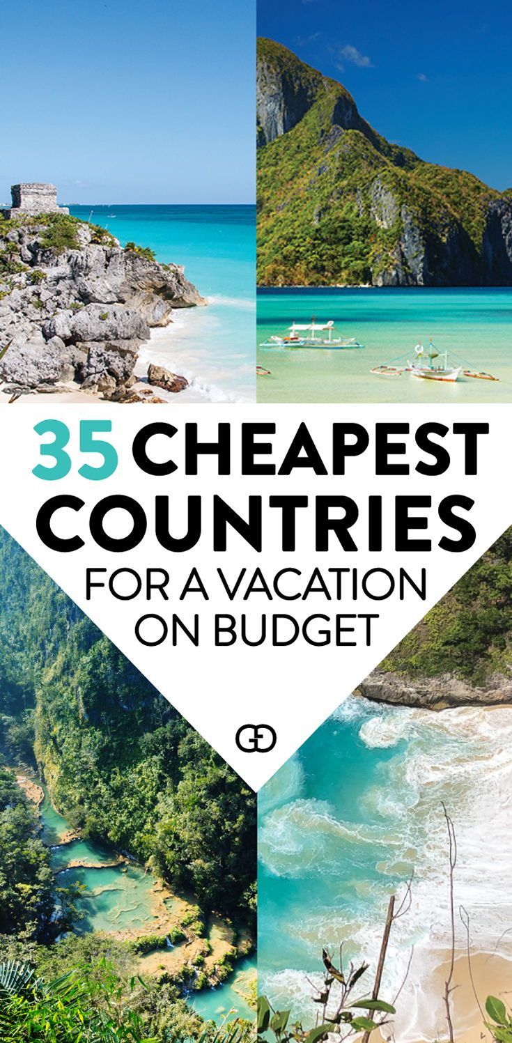 35 Cheapest Countries To Visit in 2019 -   24 holiday Destinations adventure ideas