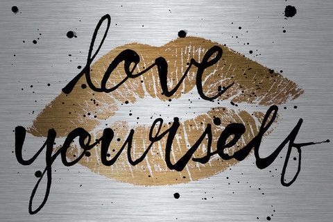 Love Yourself Gold Lips -   9 makeup Quotes gold ideas