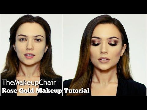 Rose Gold Full Face Makeup Tutorial | TheMakeupChair -   9 makeup Quotes gold ideas