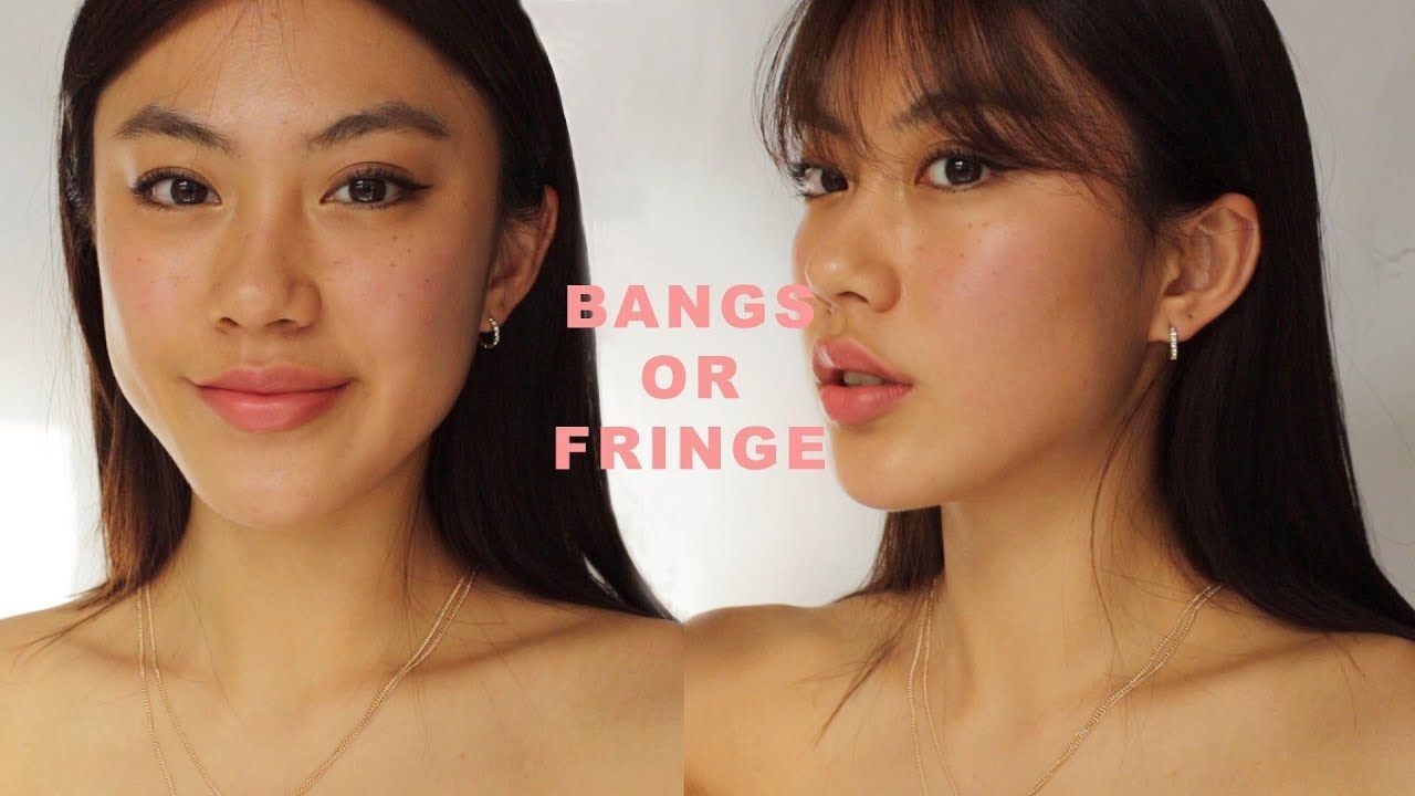 HOW I CUT FRINGE + BANGS | Haley Kim -   12 makeup Highlighter bangs ideas