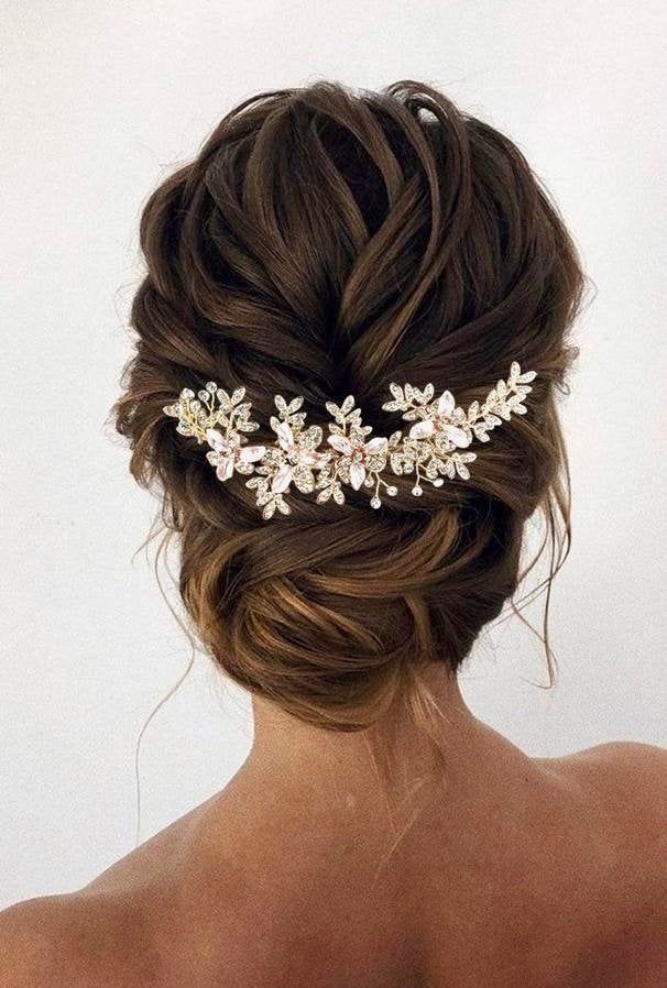 Jasmine Floral Comb (TC-2321) -   13 hairstyles 2019 wedding ideas